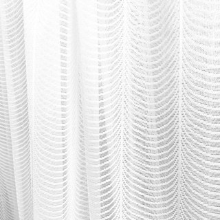 Reef Ripple Shimmering Brilliant White Sheer Curtain 5