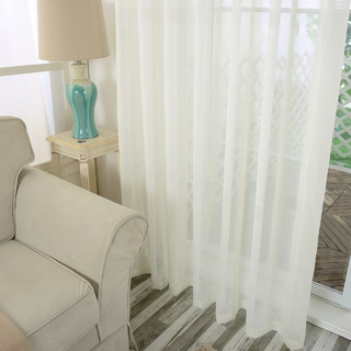 Notting Hill White Luxury Sheer Curtain 4