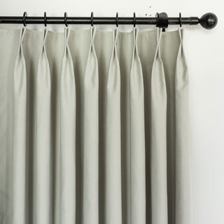 Herringbone Beige 100% Blackout Curtain 9