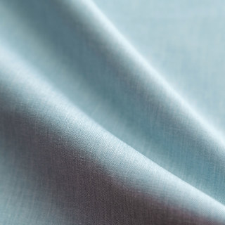 Herringbone Pastel Blue 100% Blackout Curtain