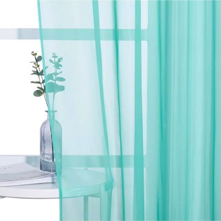 Laguna Outdoor Waterproof Mint Green Voile Curtain 1