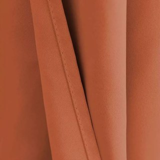 Malibu Waterproof Light Filtering Terracotta Burnt Orange Outdoor Curtain 2