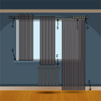 How to measure curtains