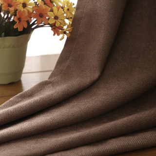 Subtle Spring Chocolate Colour Curtain 6