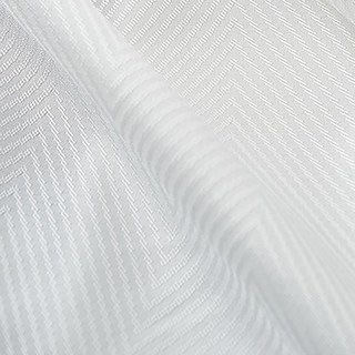 Sunnyvale Herringbone White Sheer Curtain 6