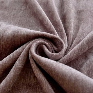 Luxury Mocha Dusky Purple Chenille Curtain 3