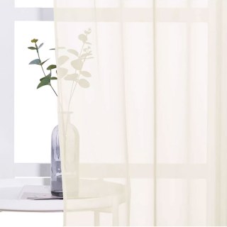 Laguna Outdoor Waterproof Cream Voile Curtain 2