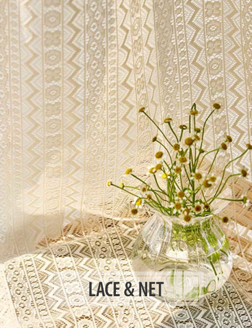 Lace & Net Sheer Curtains