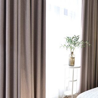 Sleek City Mocha Blackout Curtain