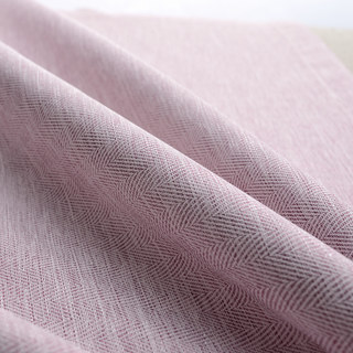 Blackout Zigzag Twill Blush Pink Curtain 3