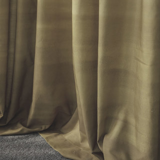 Moon River Taupe Grey Ombre Velvet Curtain