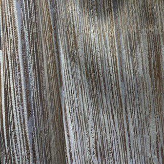 Sunbeam Glistening Subtle Textured Striped Gold & Grey Curtain 4