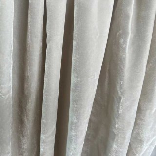 Opulence Cream Champagne Silky Gleaming Light Weight Translucent Velvet Curtain 3