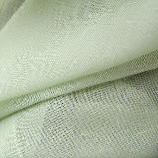 Notting Hill Sage Green Textured Sheer Curtain 4