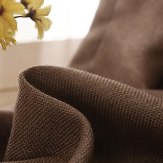 Subtle Spring Chocolate Curtain Drapes 8