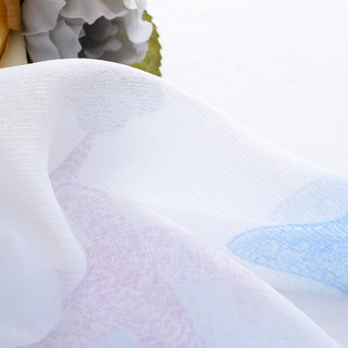 Starfish Baby Blue Sheer Curtain