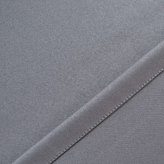 Superthick Light Gray 100% Blackout Curtain Drapes