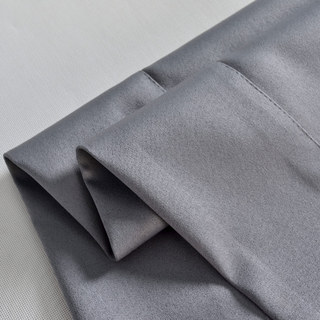 Superthick Light Gray 100% Blackout Curtain Drapes 14