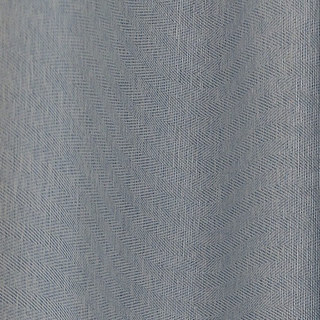 Zigzag Twill Baby Blue Blackout Curtain Drapes