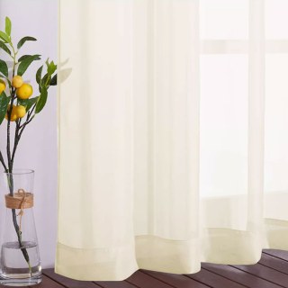 Laguna Outdoor Waterproof Cream Sheer Curtain 3