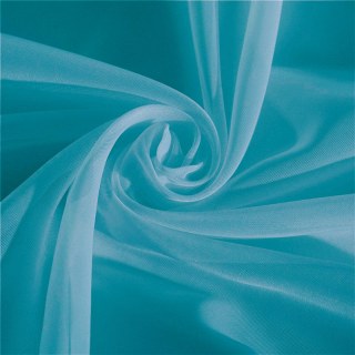 Laguna Outdoor Waterproof Turquoise Blue Sheer Curtain 2